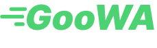 Logo asli Goowa — WhatsApp Marketing. Bukan screenshot dashboard.